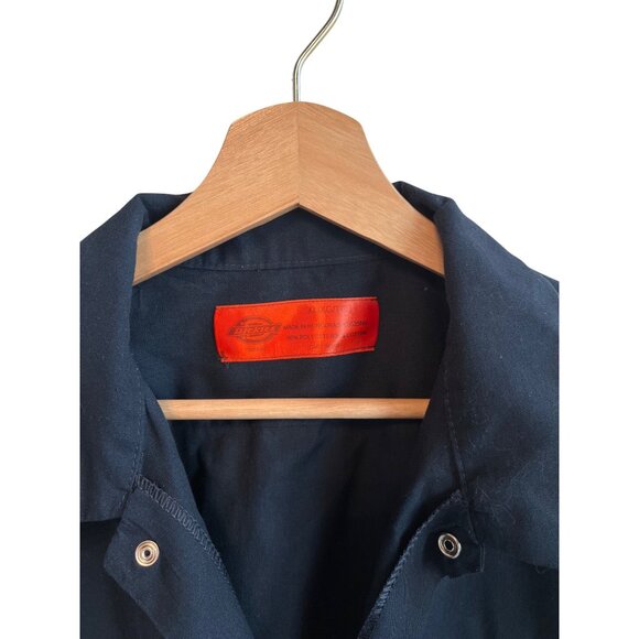Dickies Mens XL Button Down Navy Work Shirt Full Sail Brewing Co. - Picture 4 of 5